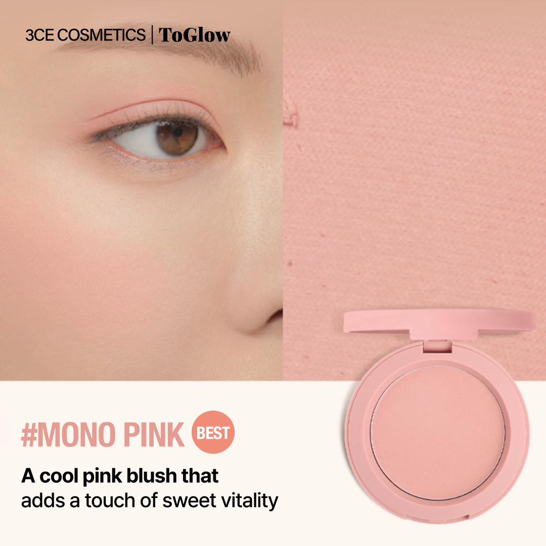 [3CE] Face Blush | Buildable Glow for Flawless Cheeks