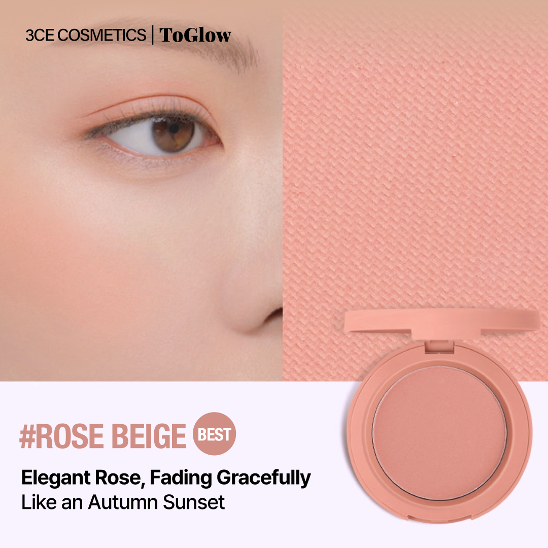 [3CE] Face Blush | Buildable Glow for Flawless Cheeks