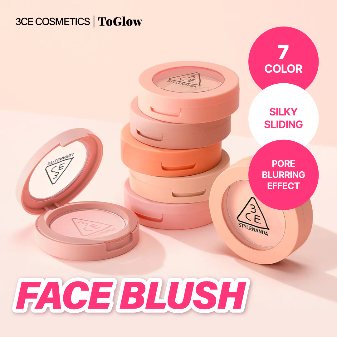 [3CE] Face Blush | Buildable Glow for Flawless Cheeks