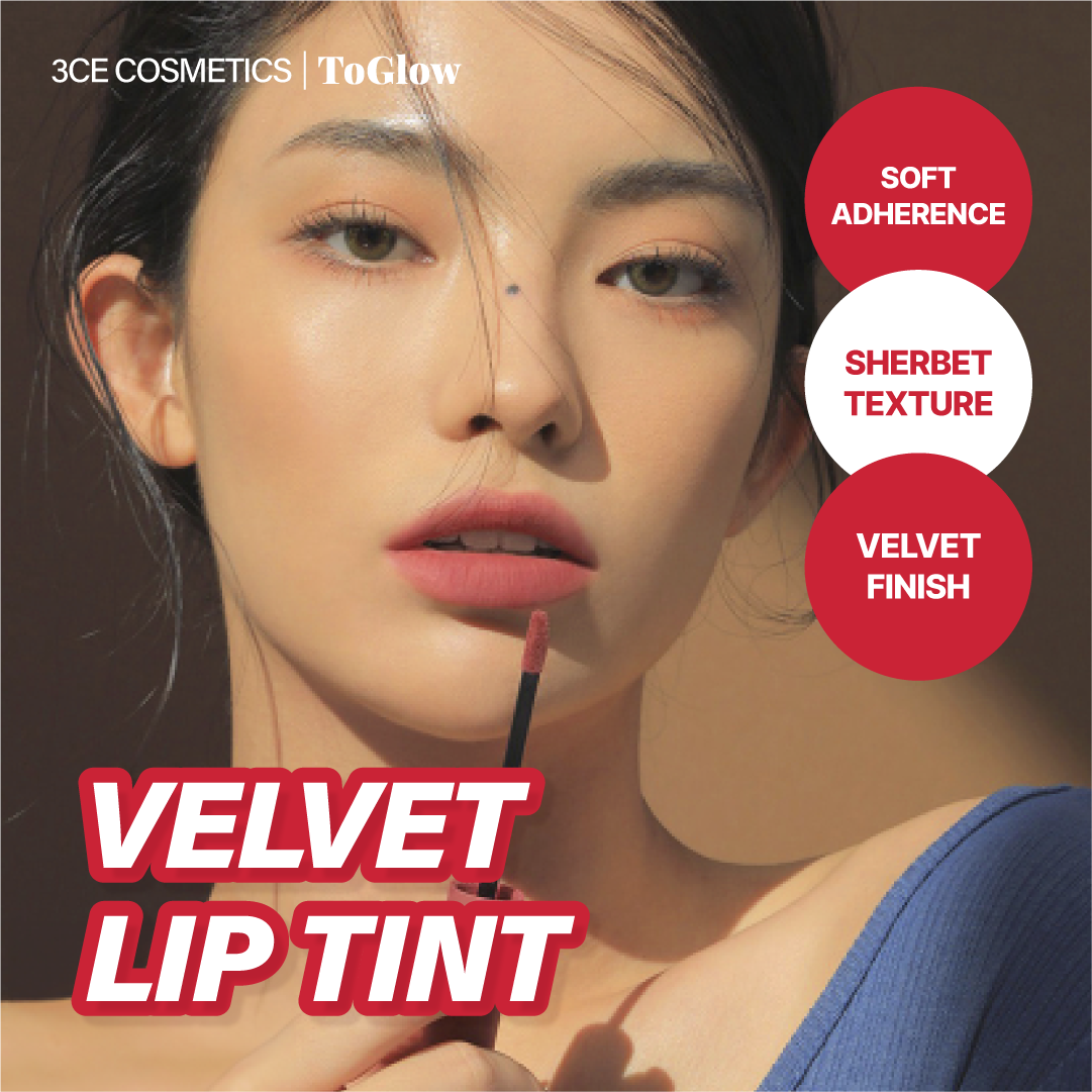 [3CE] Velvet Lip Tint | Velvet Matte Lips, All-Day Color