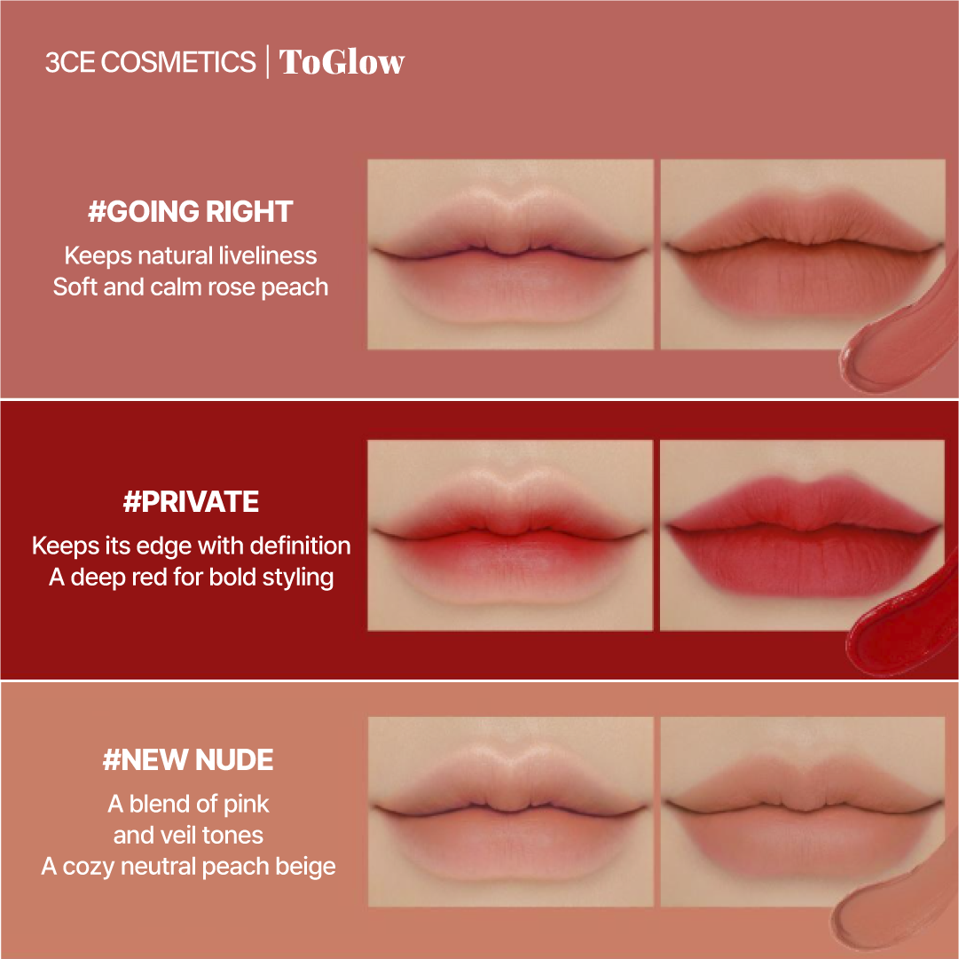 [3CE] Velvet Lip Tint | Velvet Matte Lips, All-Day Color
