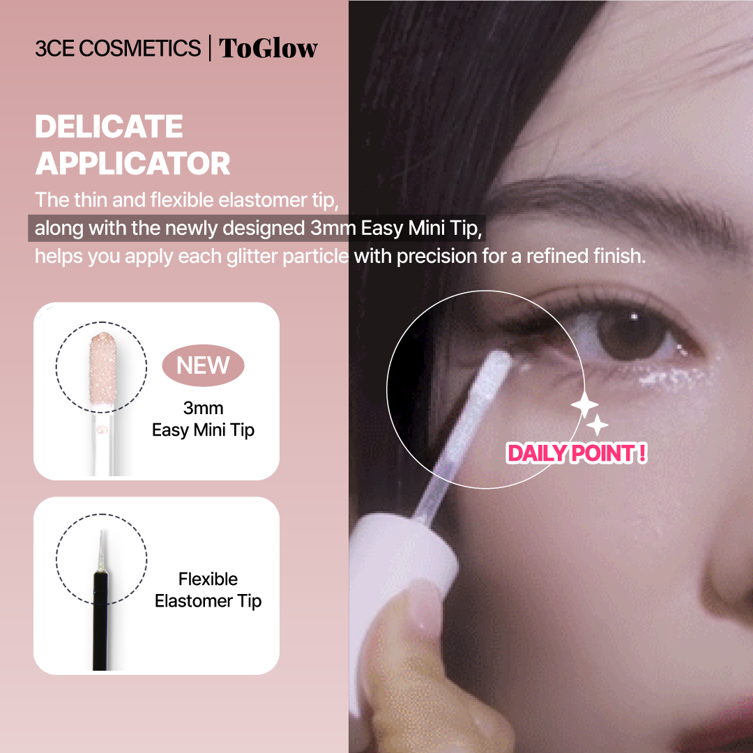 [3CE] Eye Switch - Petal | Shimmering Pink Glitter for Eye Highlight