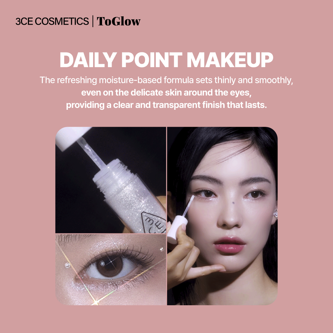 [3CE] Eye Switch - Petal | Shimmering Pink Glitter for Eye Highlight