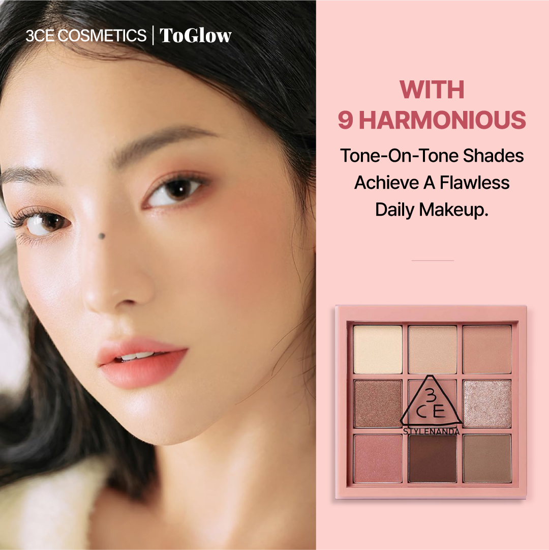 [3CE] Multi Eye Color Palette - Rosy Muhly | Pink Palette Inspired by Rosy Grasses