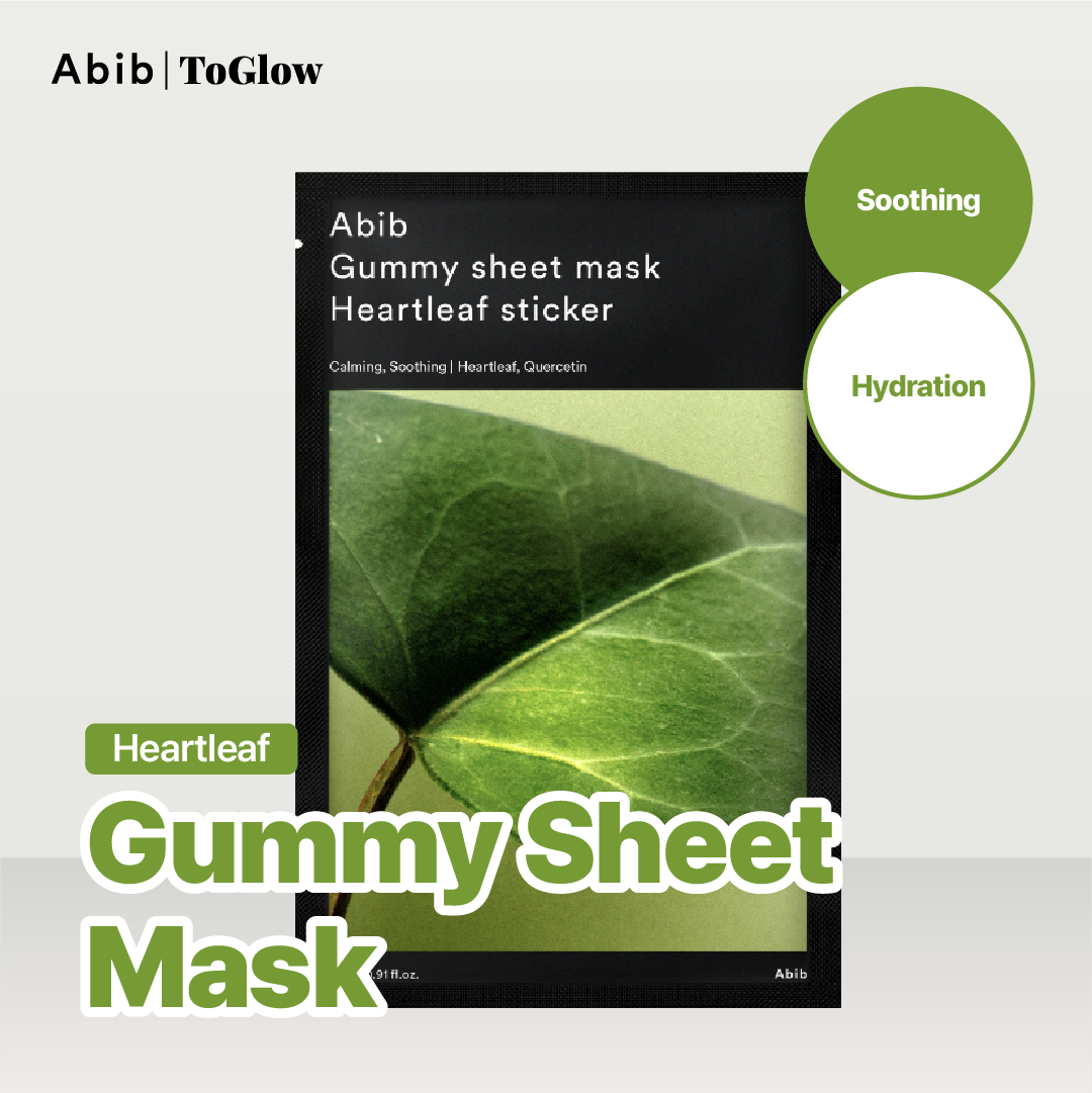 [Abib] Gummy Sheet Mask Heartleaf Sticker (10pcs) | Oil-Control & Soothing Relief