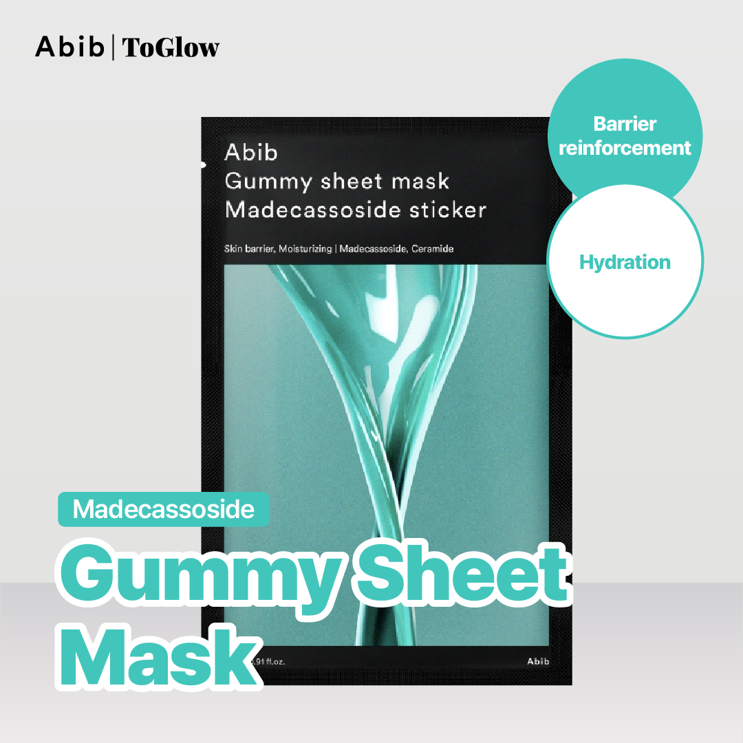[Abib] Gummy Sheet Mask Madecassoside Sticker (10pcs) | Calming & Barrier Repair Care