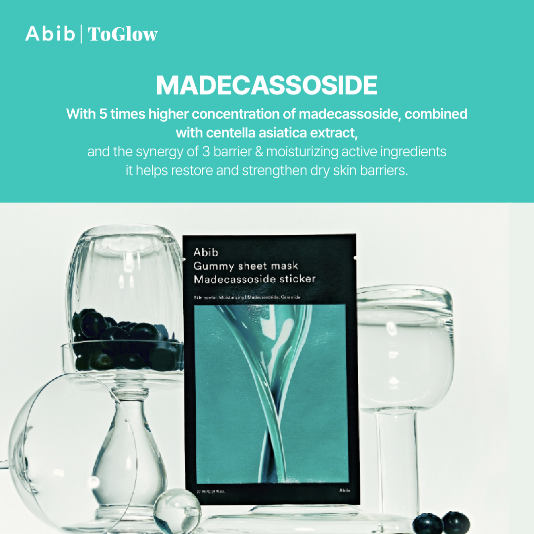 [Abib] Gummy Sheet Mask Madecassoside Sticker (10pcs) | Calming & Barrier Repair Care