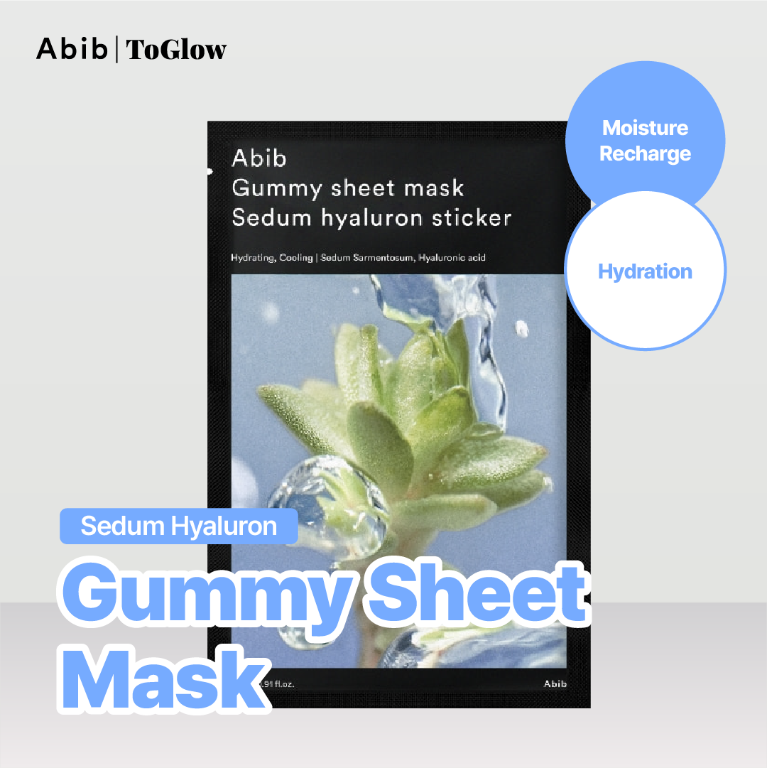 [Abib] Gummy Sheet Mask Sedum Hyaluron Sticker (10pcs) | Intense Hydration for Plump Skin