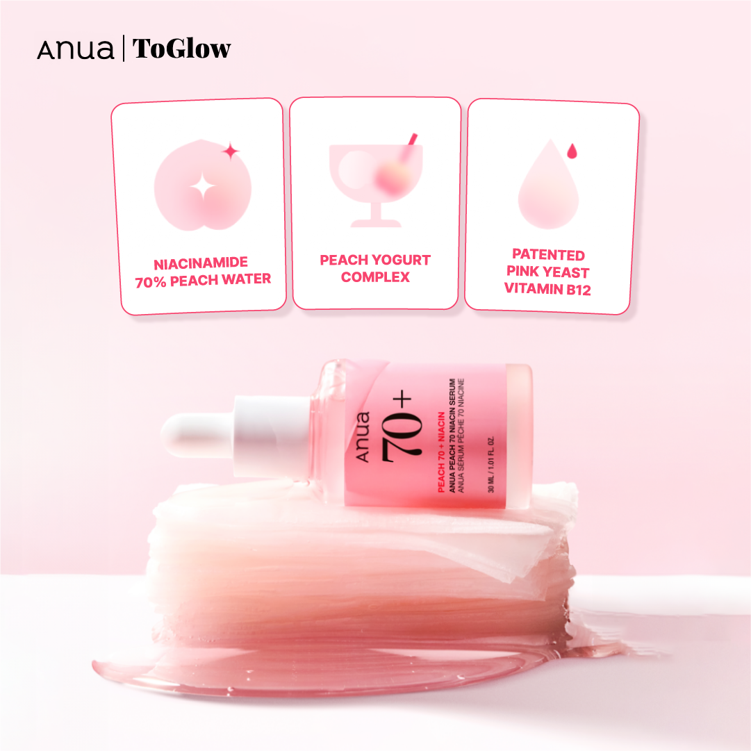 [Anua] Peach Niacin Serum Mask 10pcs | Revives Tired Skin & Boosts Radiance