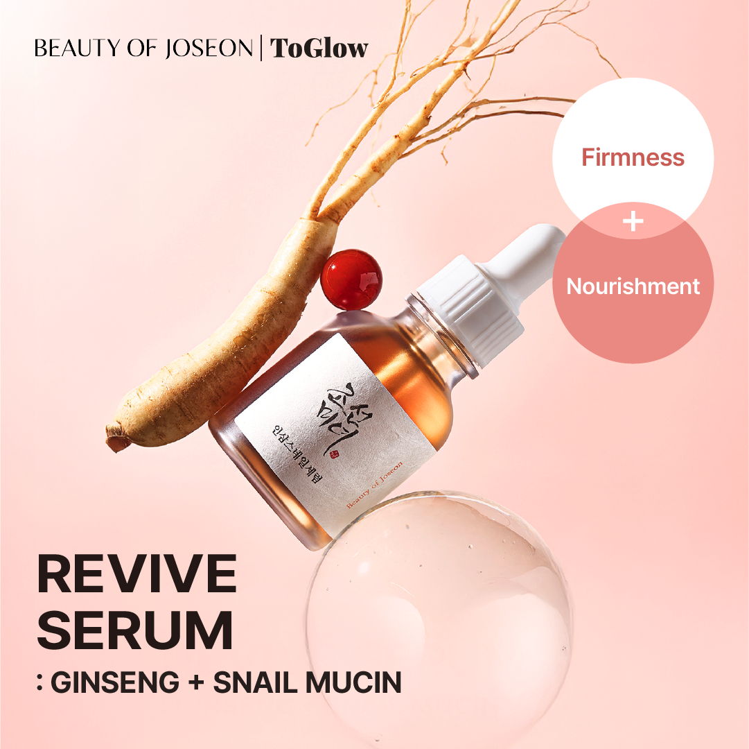 [Beauty Of Joseon] Revive Serum: Ginseng + Snail Mucin 30ml | Repairs Damaged Skin & Smooths Fine Lines
