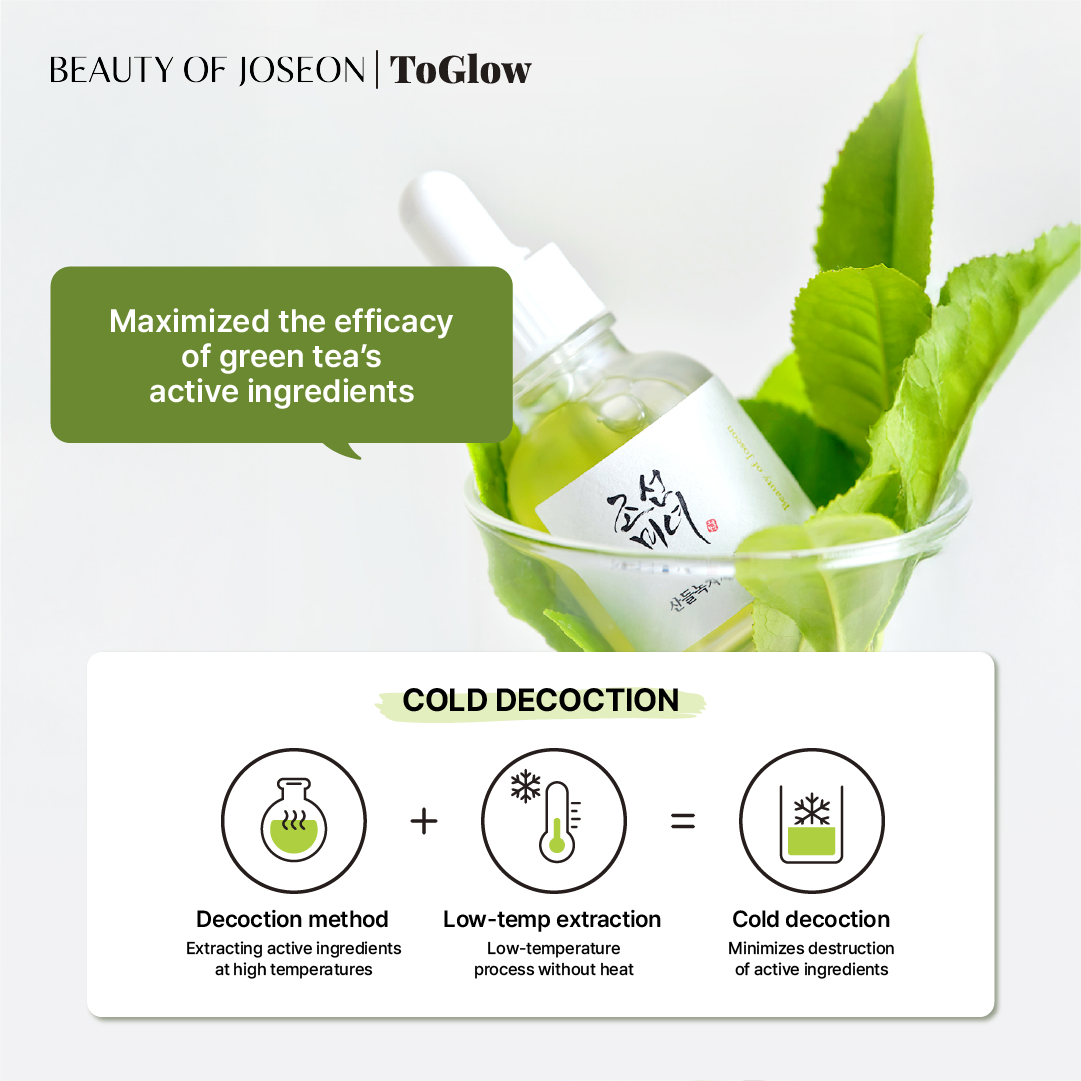 [Beauty Of Joseon] Calming Serum: Green Tea + Panthenol 30ml | Reduces Redness & Soothes Sensitive Skin