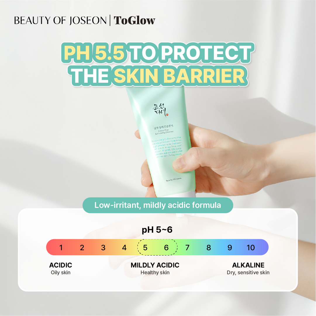 [Beauty Of Joseon] Green Plum Refreshing Cleanser 100ml | Removes Impurities & Controls Excess Oil