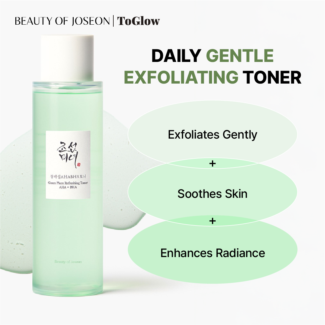 [Beauty Of Joseon] Green Plum Refreshing Toner: AHA + BHA 150ml | Smooths Rough Texture & Refines Enlarged Pores