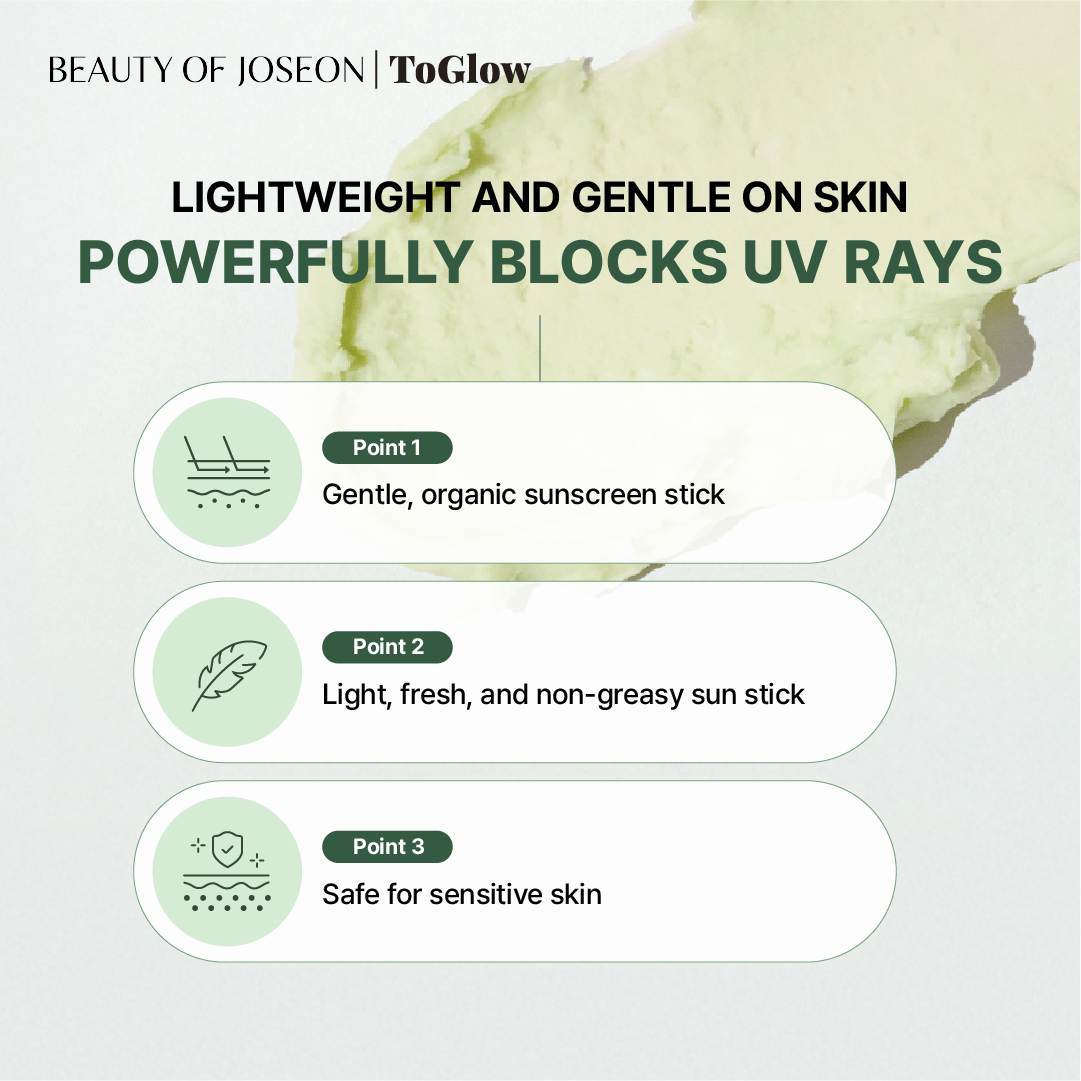 [Beauty Of Joseon] Matte Sun Stick: Mugwort + Camellia SPF50+ PA++++ 18g | Prevents Greasiness & Protects Against UV Damage
