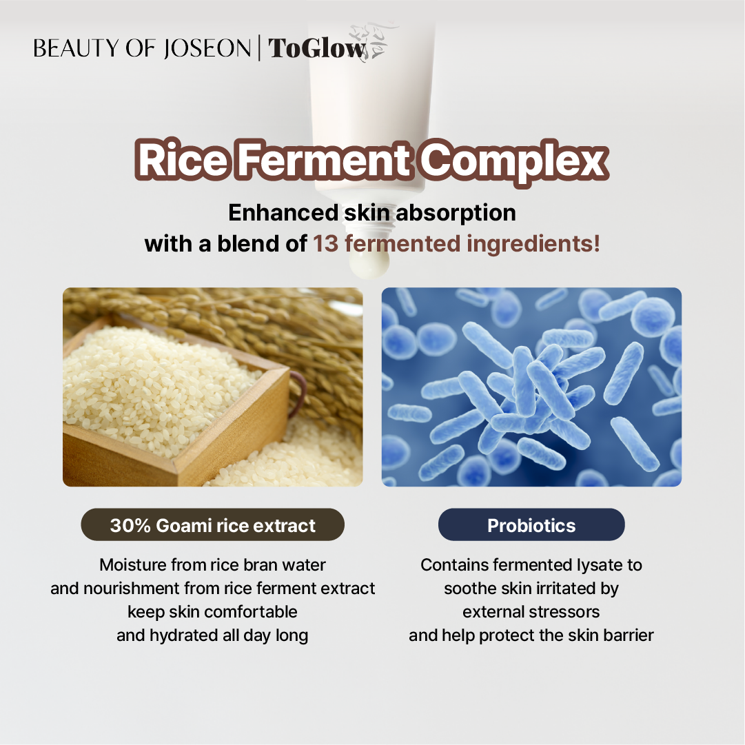 [Beauty Of Joseon] Relief Sun: Rice + Probiotics SPF50+ PA++++ 50ml | Protects Against UV & Strengthens Skin Barrier