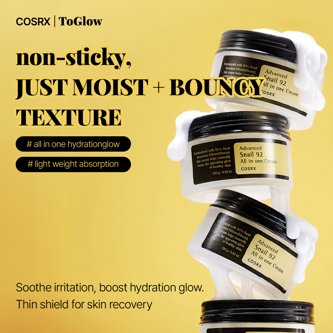 [COSRX] Advanced Snail 92 All In One Cream 100g | Deep Repair & Hydration with Snail Mucin