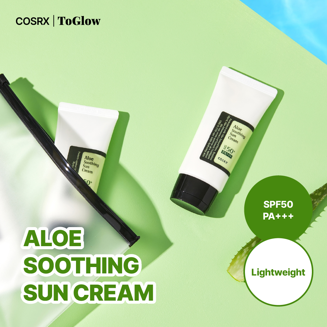 [COSRX] Aloe Soothing Sun Cream SPF50 PA+++ 50ml | Hydrating Sunscreen with Aloe Protection