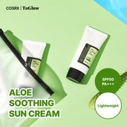 [COSRX] Aloe Soothing Sun Cream SPF50 PA+++ 50ml | Hydrating Sunscreen with Aloe Protection