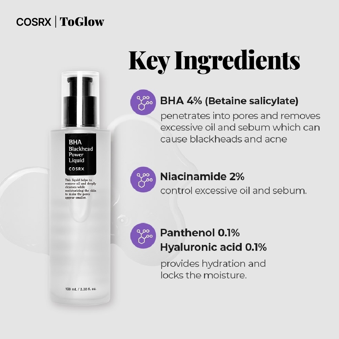 [COSRX] BHA Blackhead Power Liquid 50ml | Exfoliating Solution for Clearer Pores