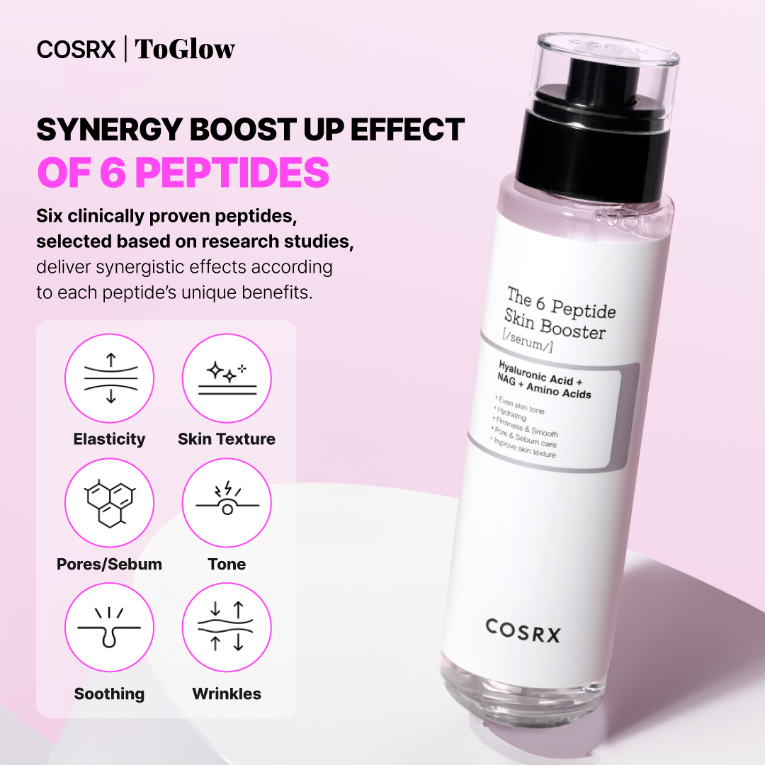[COSRX] The 6 Peptide Skin Booster Serum 150ml | Multi-Peptide Care for Firm, Healthy Skin