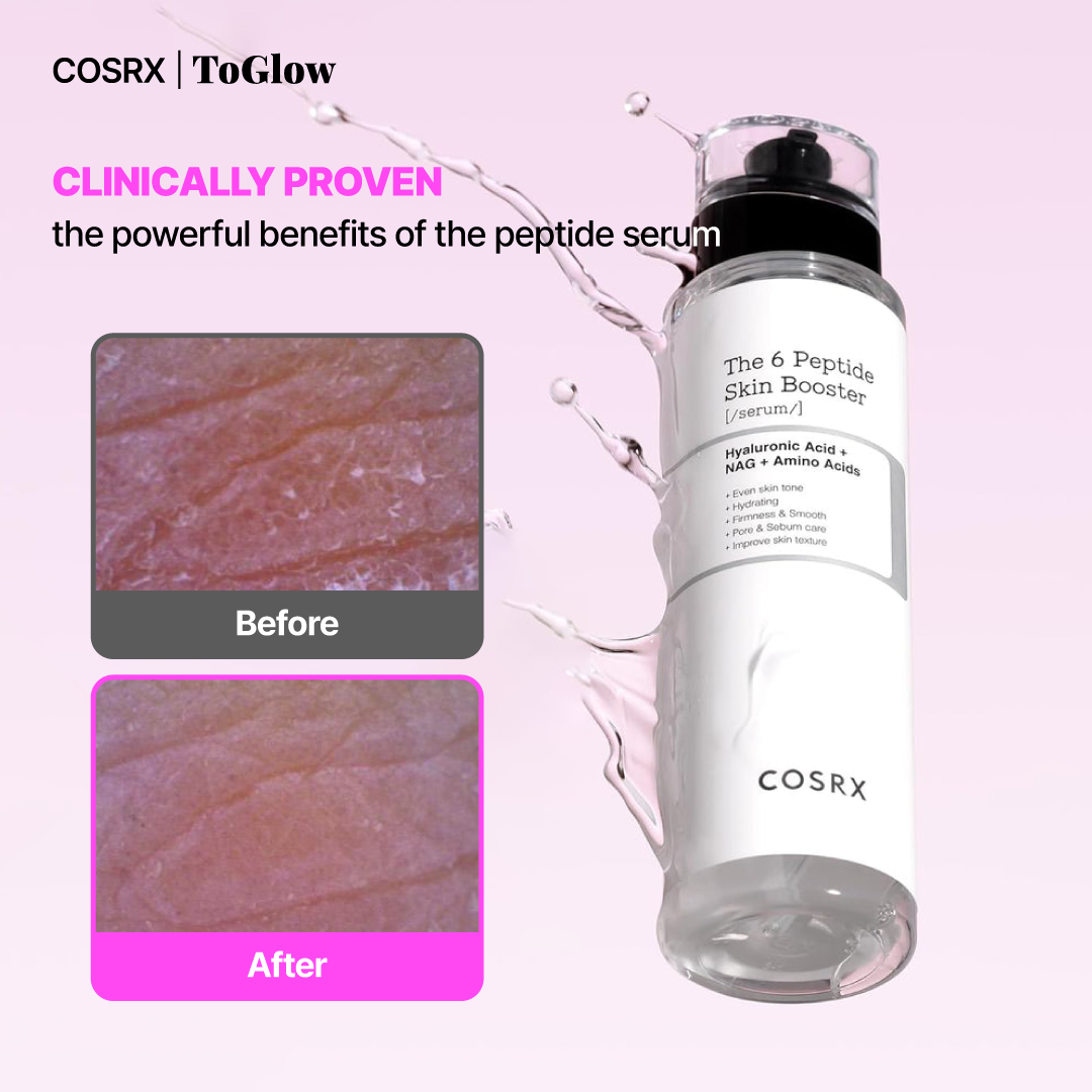 [COSRX] The 6 Peptide Skin Booster Serum 150ml | Multi-Peptide Care for Firm, Healthy Skin
