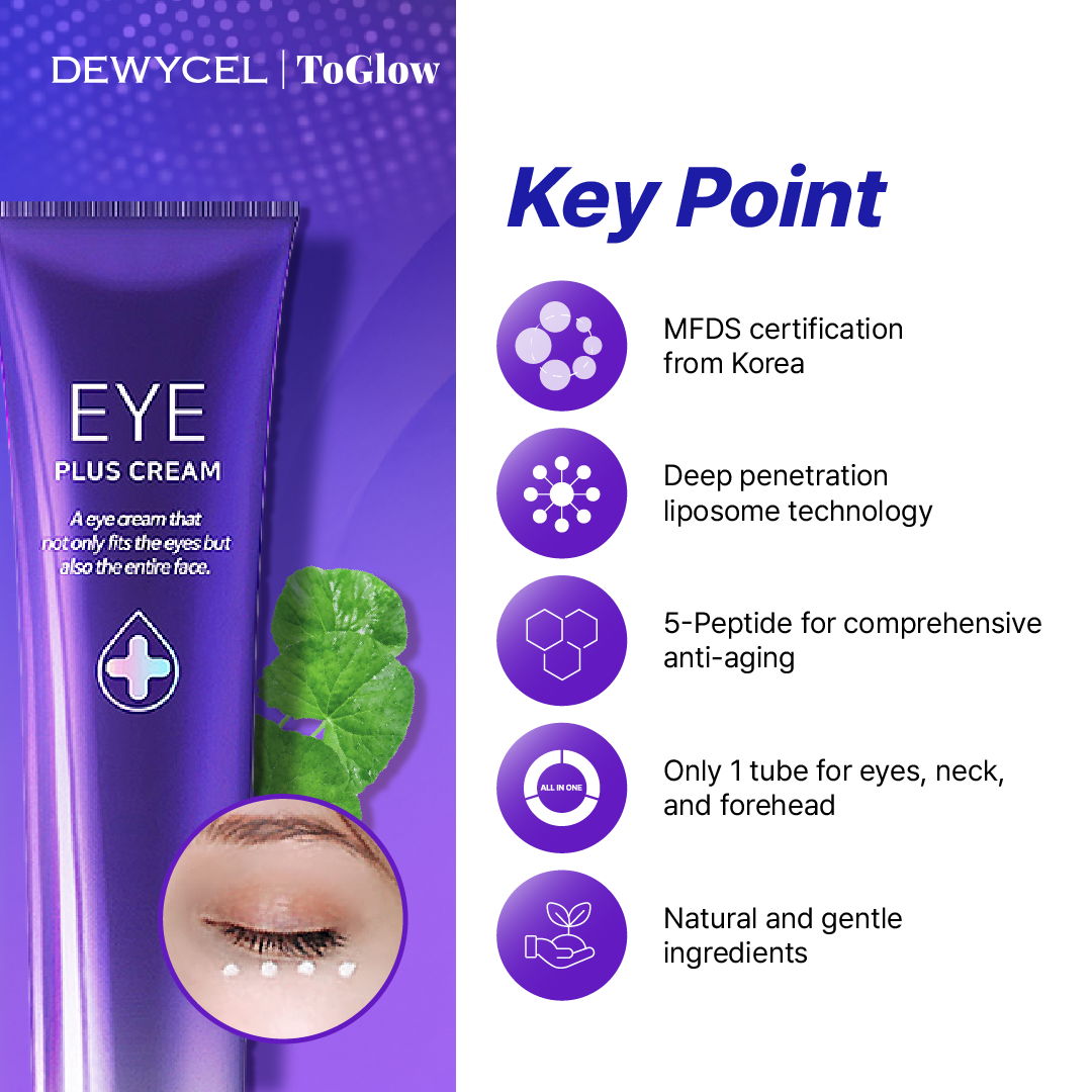 DEWYCEL Eye Plus Cream 30ml | Anti-Aging Eye Cream for Firm & Hydrated Eye Area