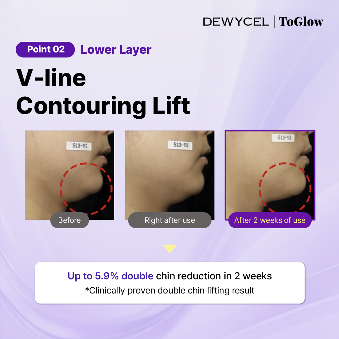 DEWYCEL 7 Lifting Mask (4pcs) 16g | Elasticity-Boosting Mask for Lifted & Tight Skin