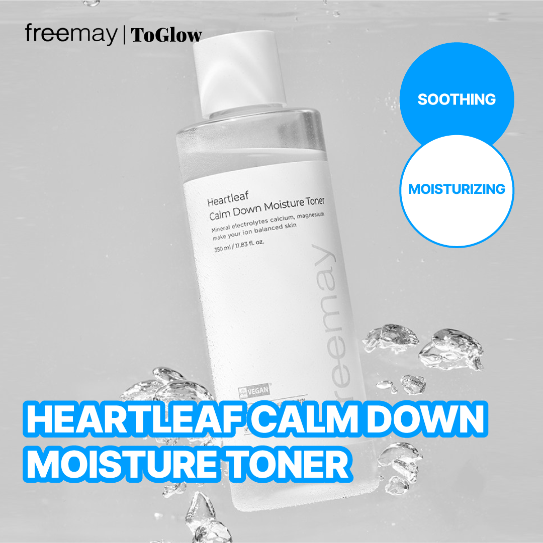 [freemay] Heartleaf Calm Down Moisture Toner 100ml | Soothing Toner for Hydration & Sensitive Skin Relief