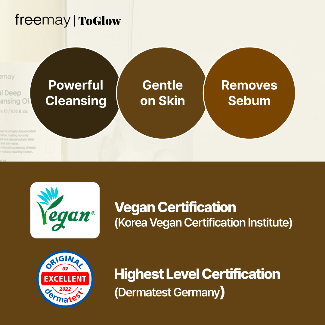 [freemay] Real Deep Cleansing Oil 330ml | Makeup-Melting Oil Cleanser for Pore Care