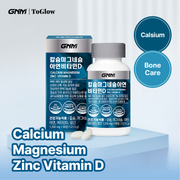 GNM Calcium Magnesium Zinc Vitamin D | Complete Mineral Support for Strong Bones & Immunity