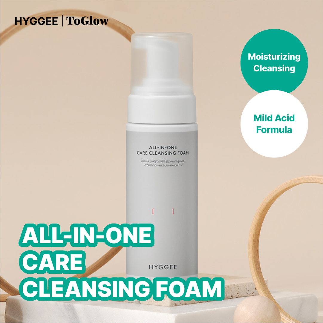 [HYGGEE] All-in-One Care Cleansing Foam 150ml | Gentle Foam, Clears Skin