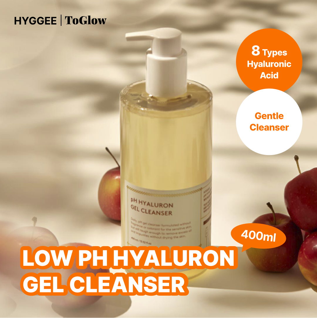 [HYGGEE] pH Hyaluron Gel Cleanser 400ml | Balanced Cleansing, Deep Hydration