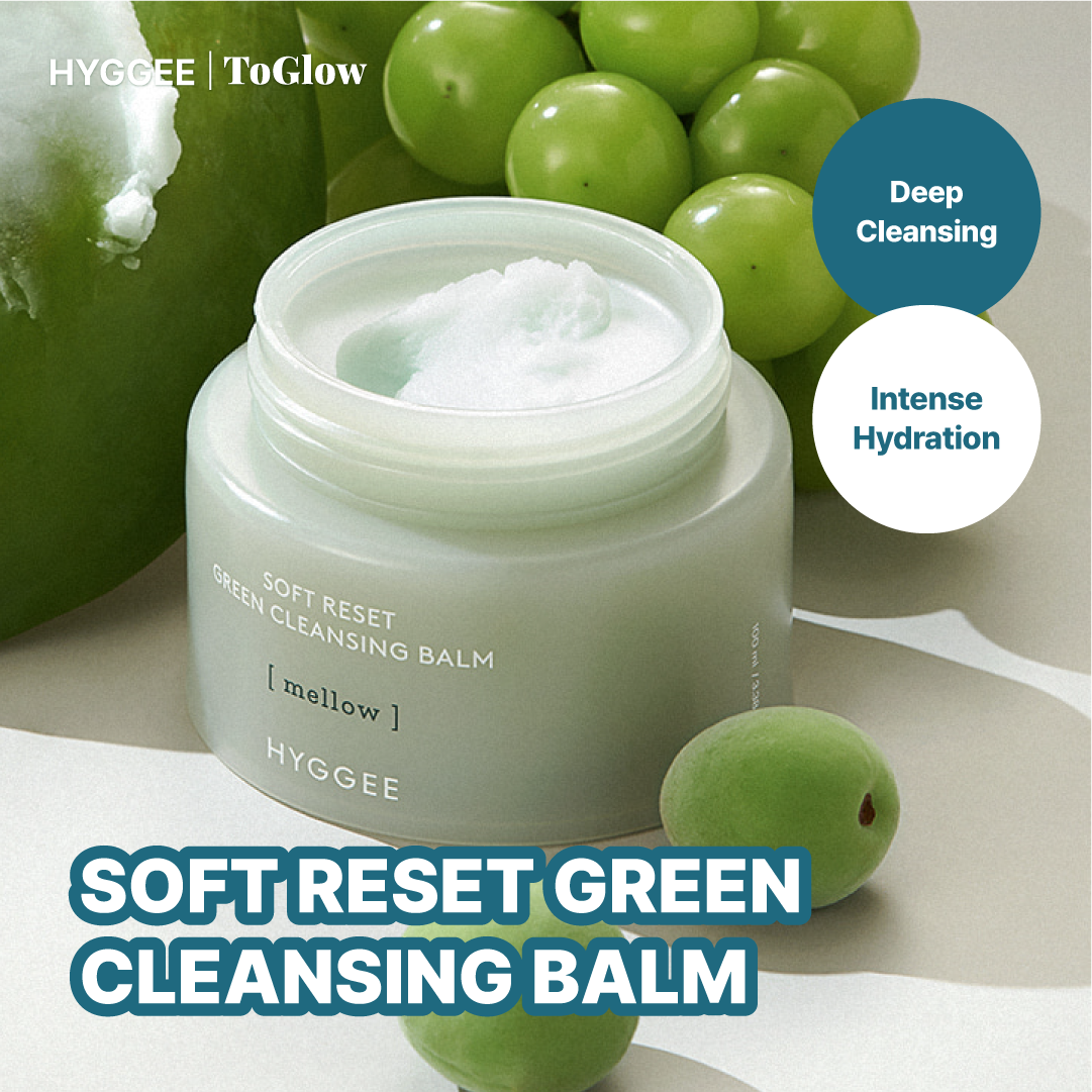 [HYGGEE] Soft Reset Green Cleansing Balm 100ml | Melts Makeup, Calms Skin