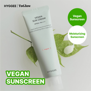[HYGGEE] Vegan Sun Cream SPF50+, PA++++ 50ml | Vegan Pure, Maximum UV Shield