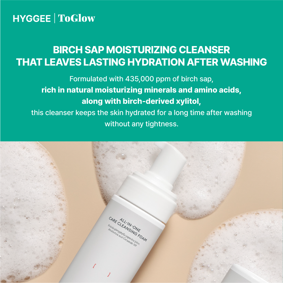 [HYGGEE] All-in-One Care Cleansing Foam 150ml | Gentle Foam, Clears Skin