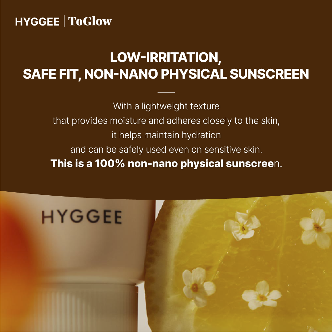 [HYGGEE] Fresh Vegan Tone-up Suncream 50ml SPF50+, PA++++ | Brightens Tone, Strong UV Defense
