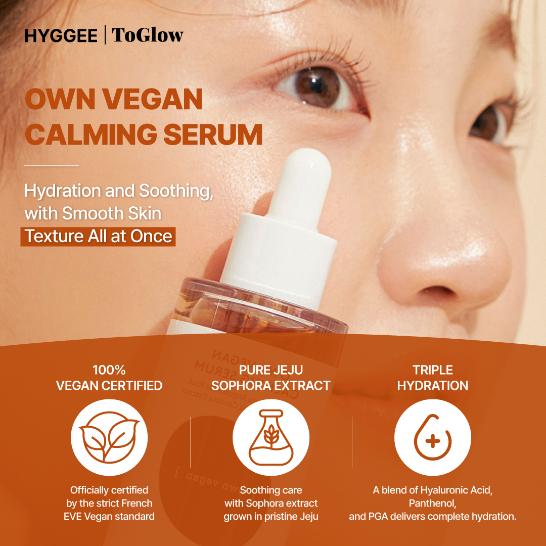 [HYGGEE] Own Vegan Calming Serum 50ml | Calms Deeply & Brightens Skin