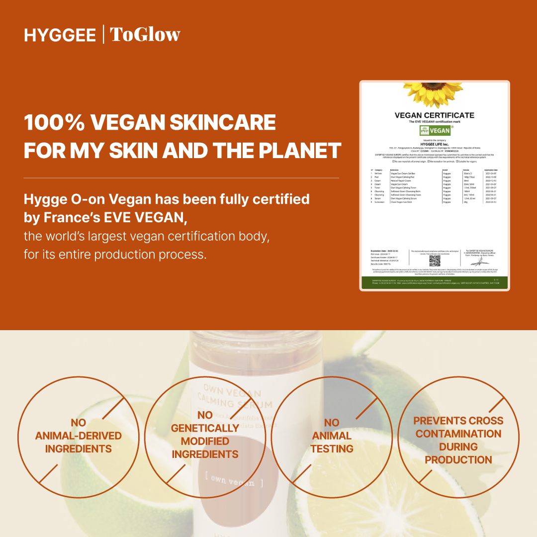 [HYGGEE] Own Vegan Calming Serum 50ml | Calms Deeply & Brightens Skin