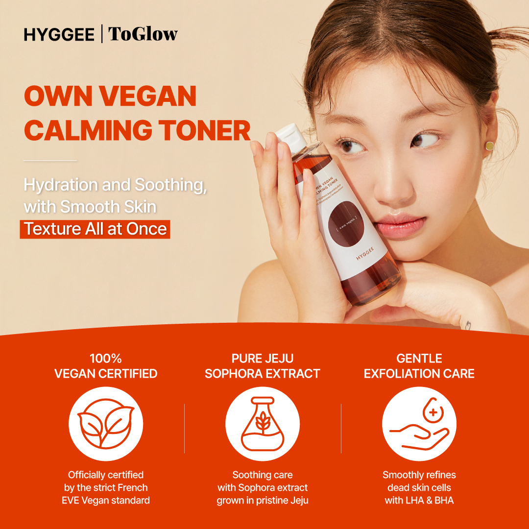 [HYGGEE] Own Vegan Calming Toner 250ml | Vegan Calm, Pure Hydration