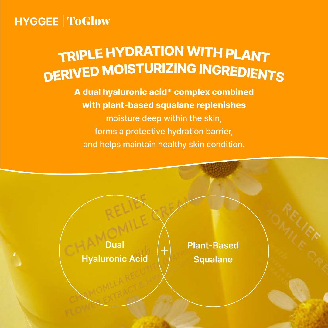 [HYGGEE] Relief Chamomile Cream 85g | Boosts Moisture, Sensitive Relief
