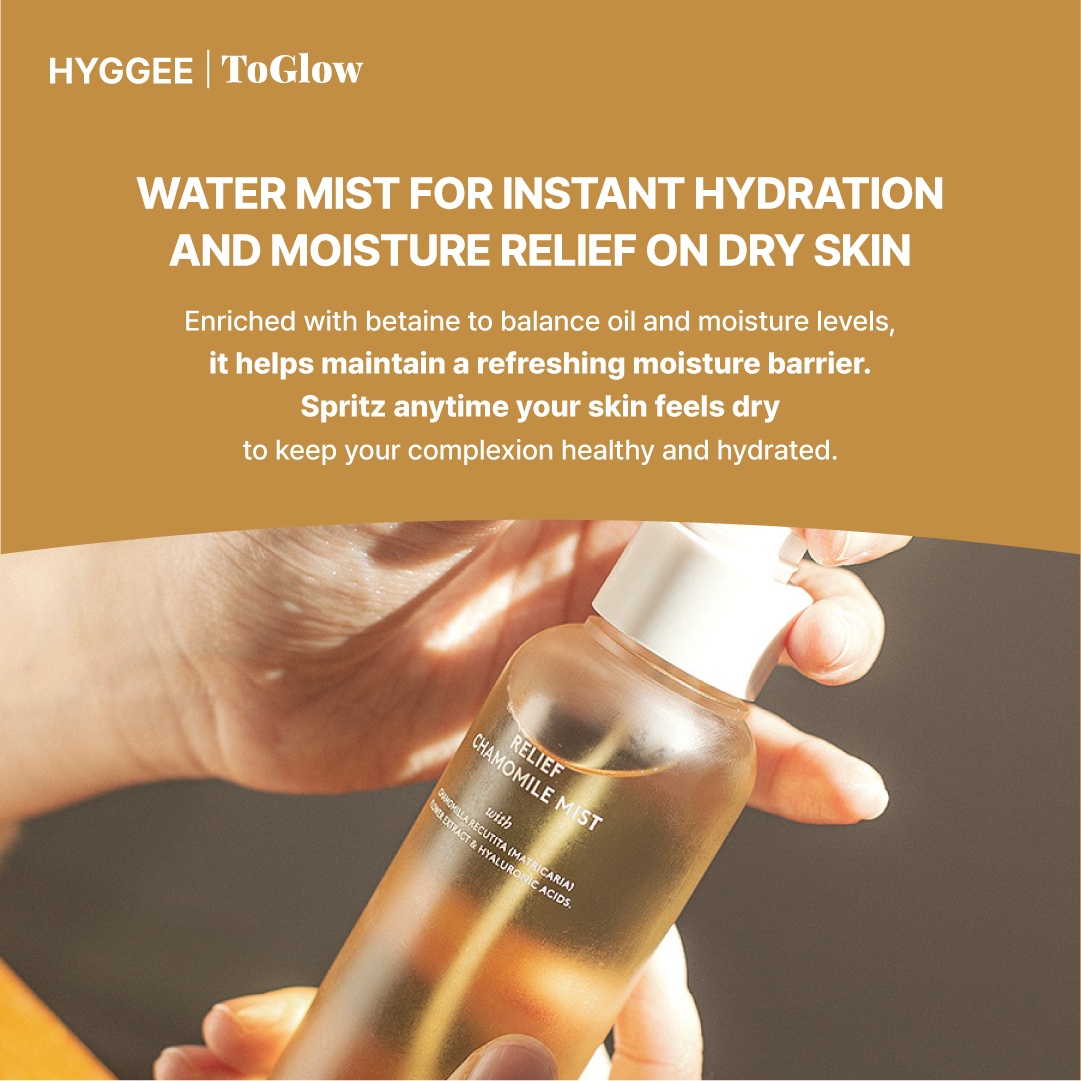 [HYGGEE] Relief Chamomile Mist 100ml | Calms Skin, Fast Refresh