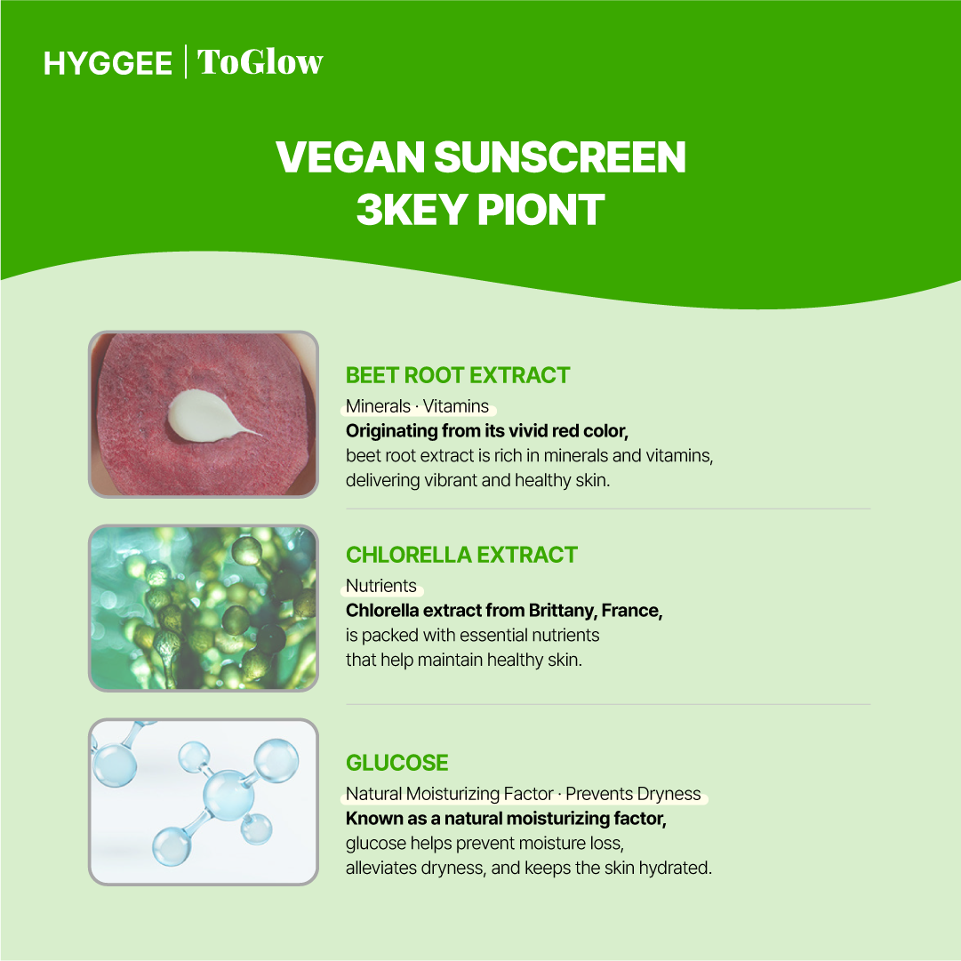 [HYGGEE] Vegan Sun Cream SPF50+, PA++++ 50ml | Vegan Pure, Maximum UV Shield