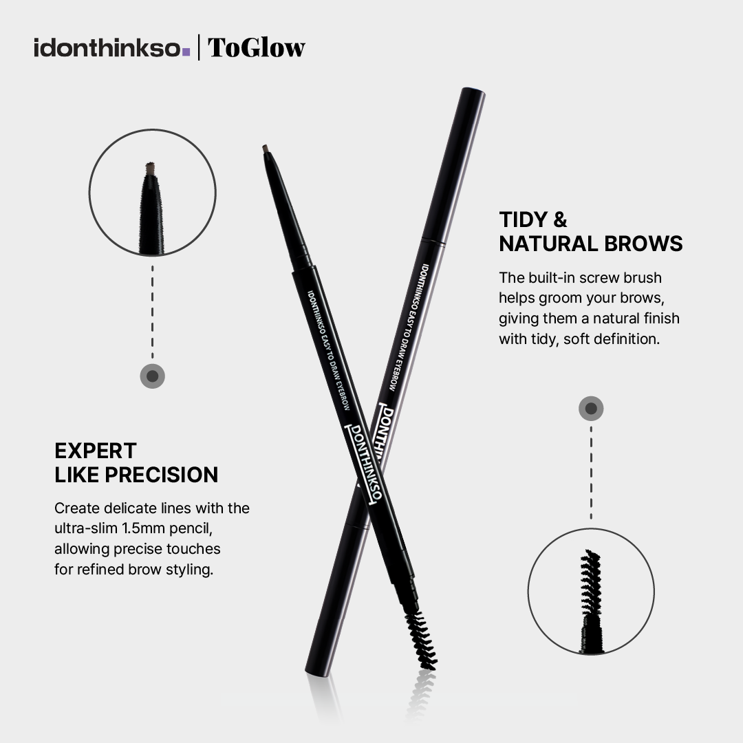 [IDONTHINKSO] Easy To Draw 1.5mm Eyebrow Pencil | Effortless Shaping & Filling