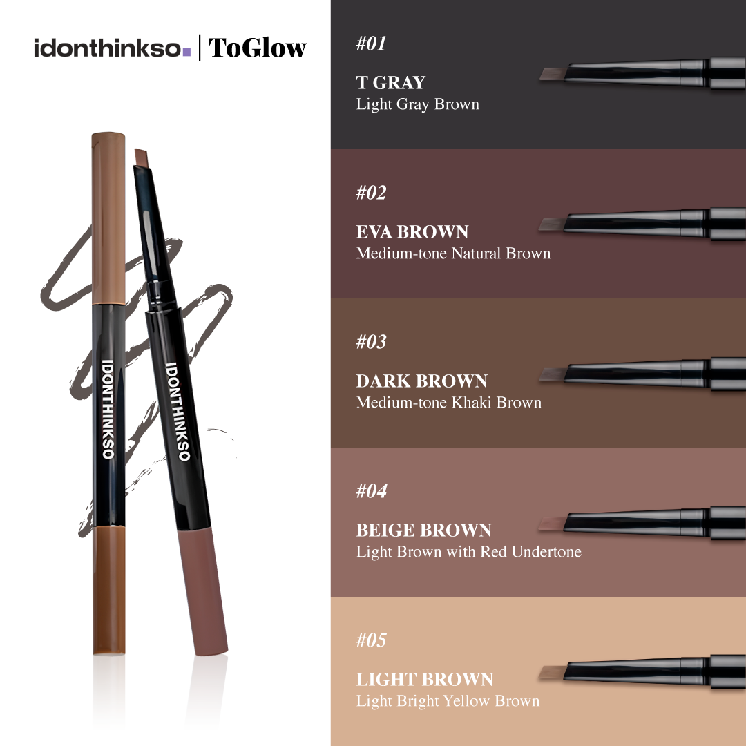 [IDONTHINKSO] Good Brow Flat Eyebrow Pencil | Full Coverage Brow Perfection
