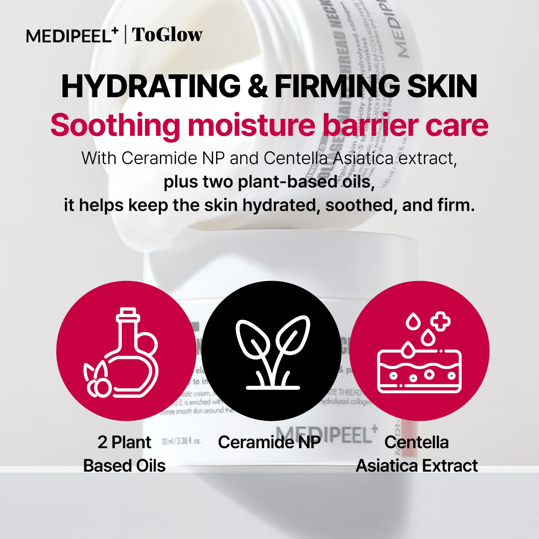 [MEDIPEEL] Premium Collagen Naite Thread Neck Cream 2.0 100ml | Neck Cream for Firmness and Wrinkle Care