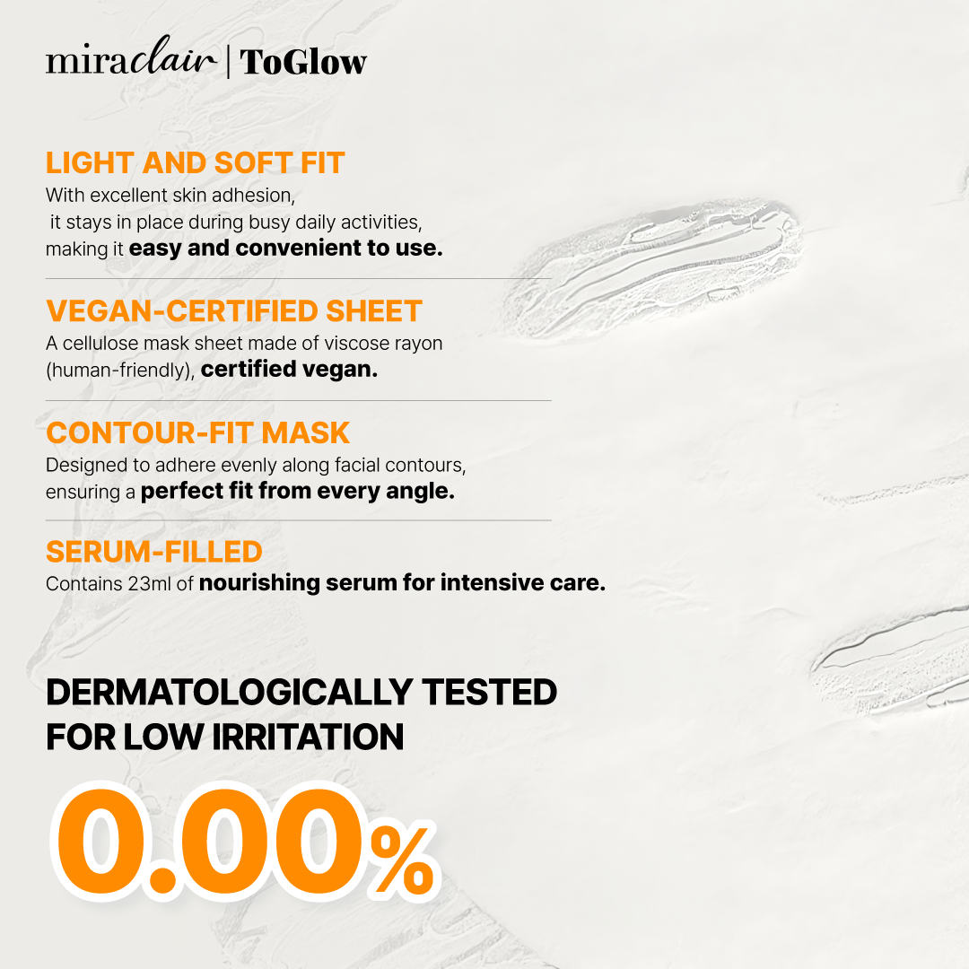 miraclair Serum Mask Pack Heartleaf Madeca Hydrating & Soothing with Acne-Calming Care & Vegan Sheet