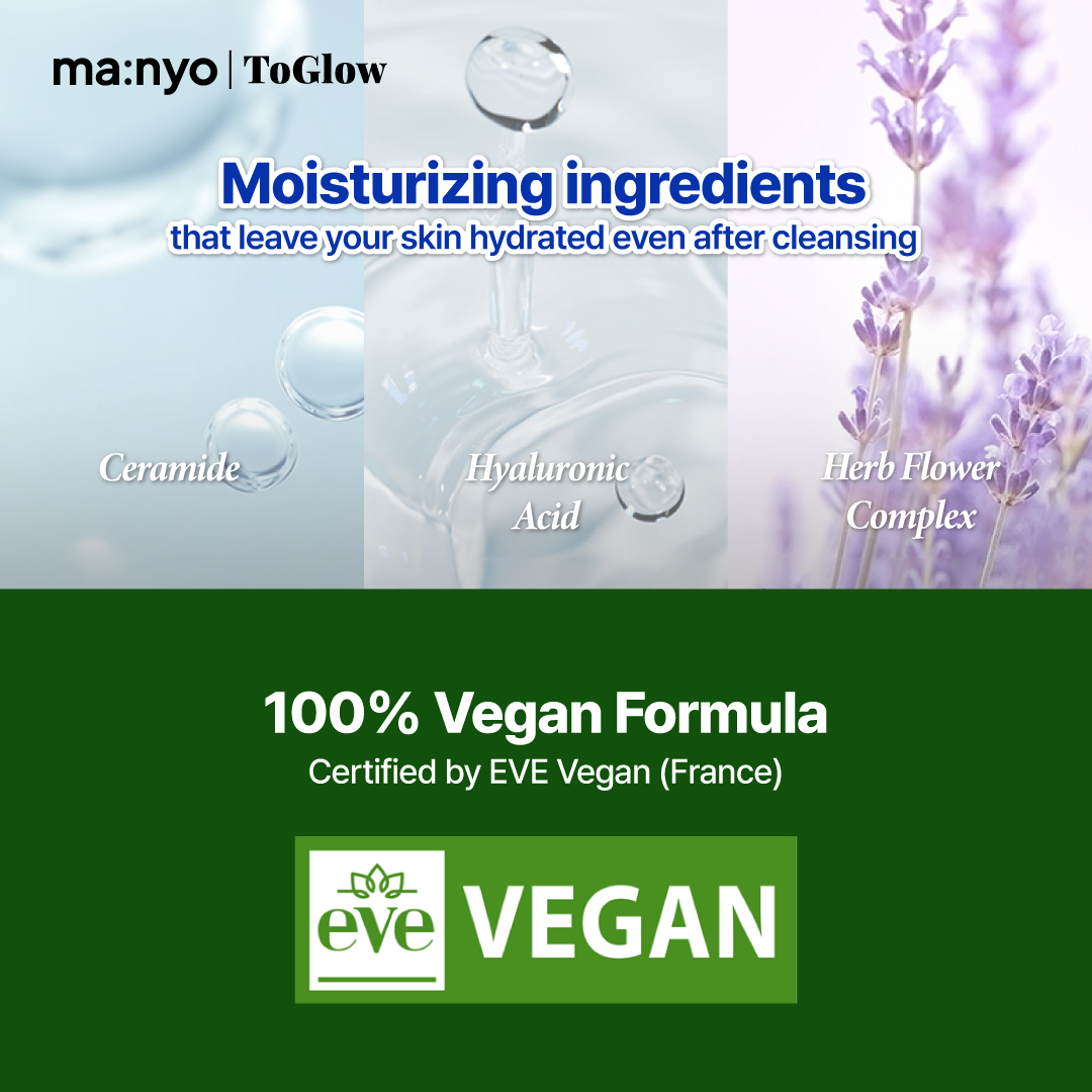 [ma:nyo] Pure & Deep Cleansing Foam 200ml | Gentle Pore-Cleansing Hydrating Foam