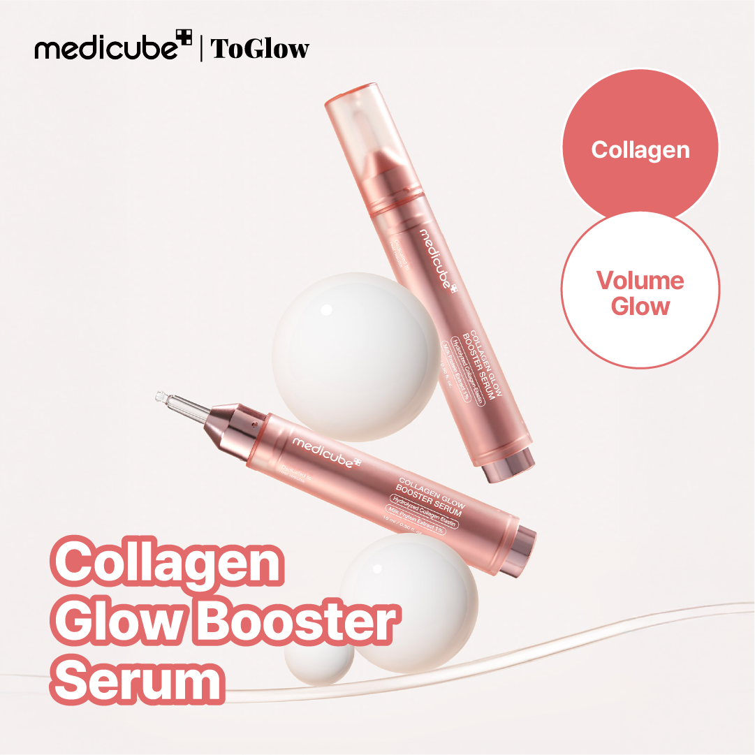 [medicube] Collagen Glow Booster Serum 15ml | Brightening Serum for Radiance & Firmness