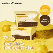 [medicube] Deep Vita C Daily Quick Mask 350g | Vitamin C Sheet Mask for Brightening & Glow