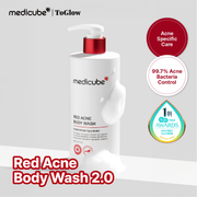 [medicube] Red Acne Body Wash 2.0 400g | Body Cleanser for Acne & Excess Sebum Care